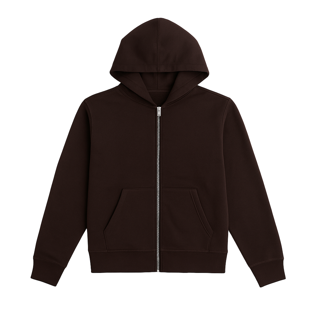 Heavyweight cotton zip up