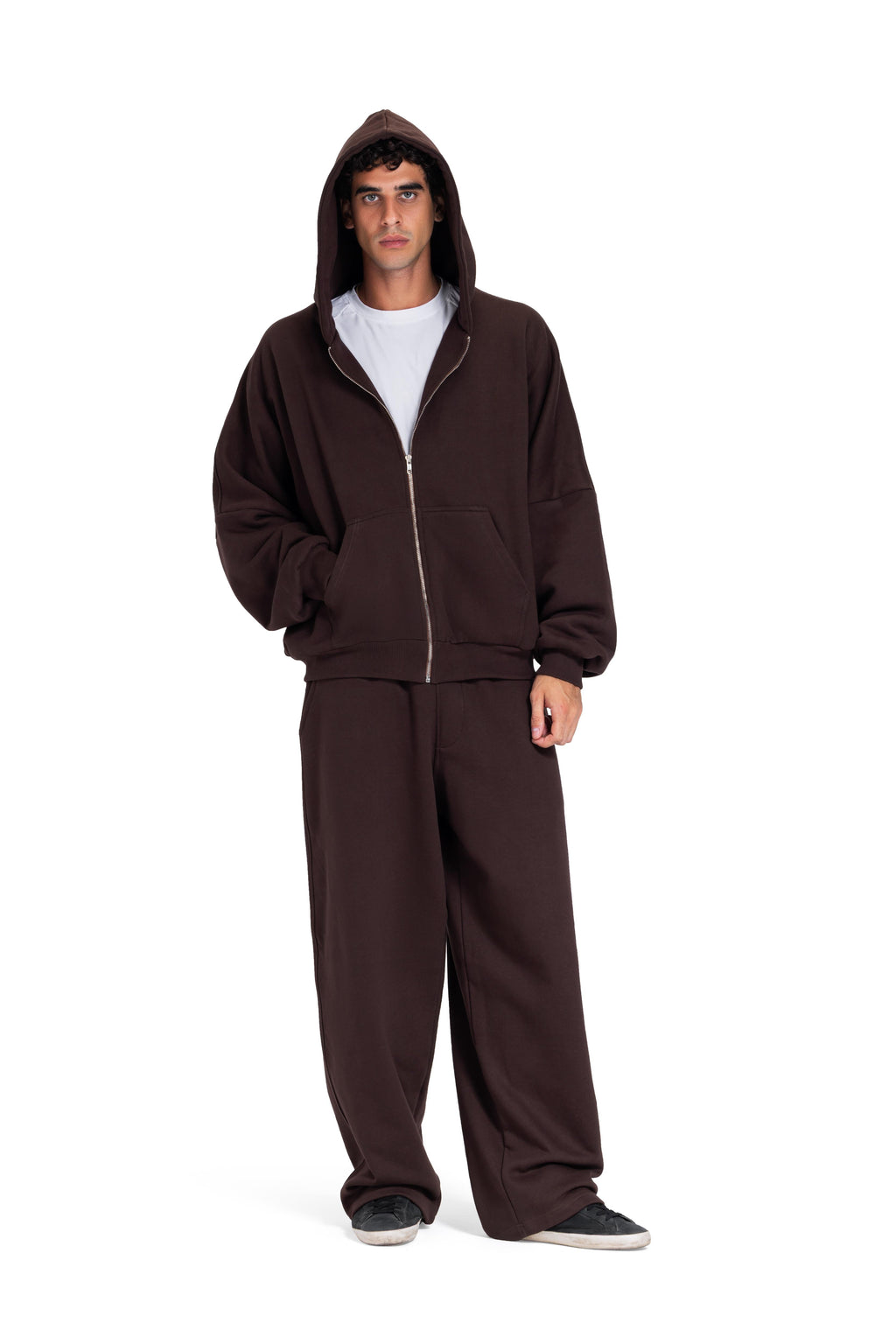 Heavyweight cotton zip up
