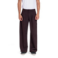 Pinstriped pleated trousers