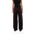 Darted relaxed leg trousers